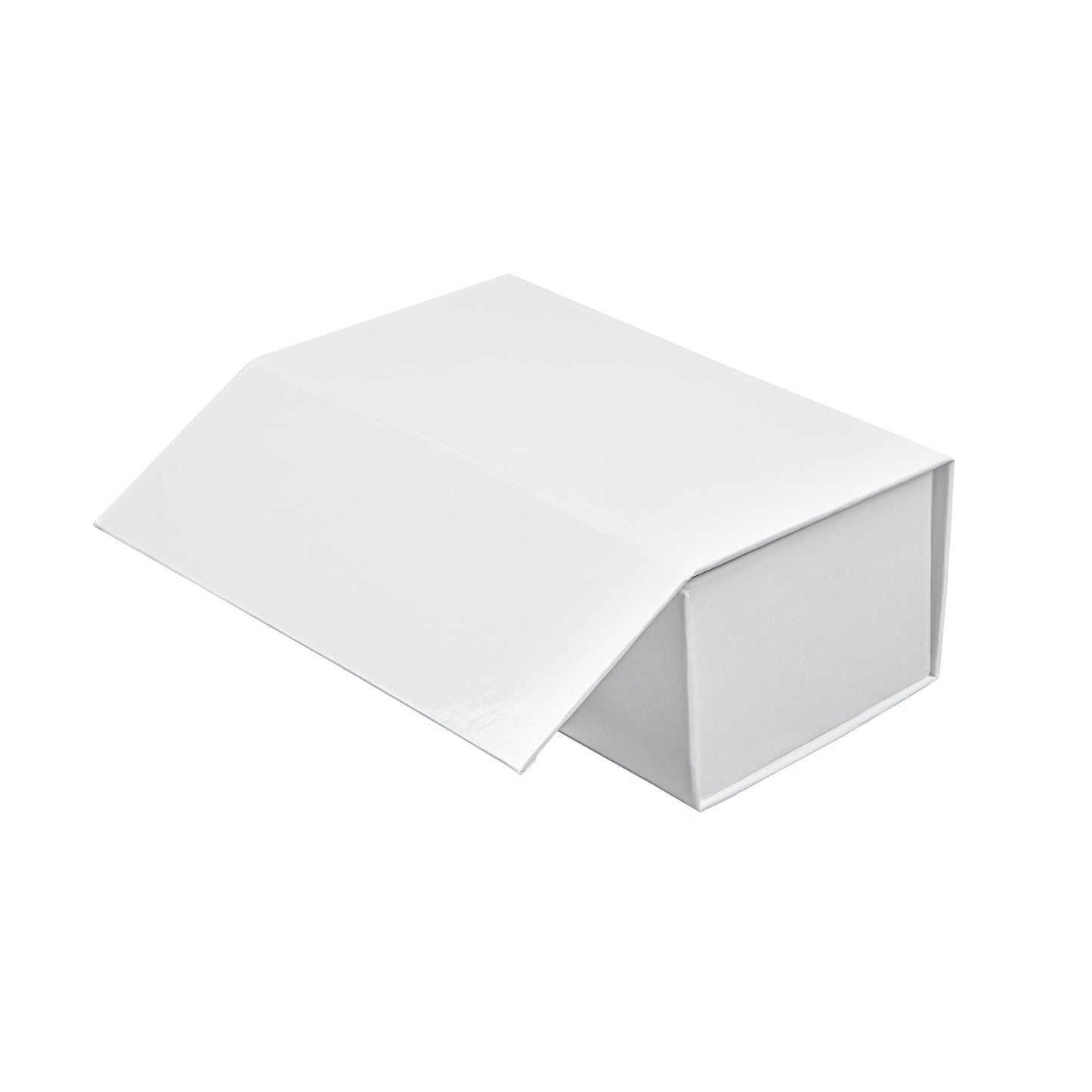 Cater Tek Rectangle White Paper Small Tic Tac Box - Magnetic - 7" x 4" x 2 3/4" - 10 count box