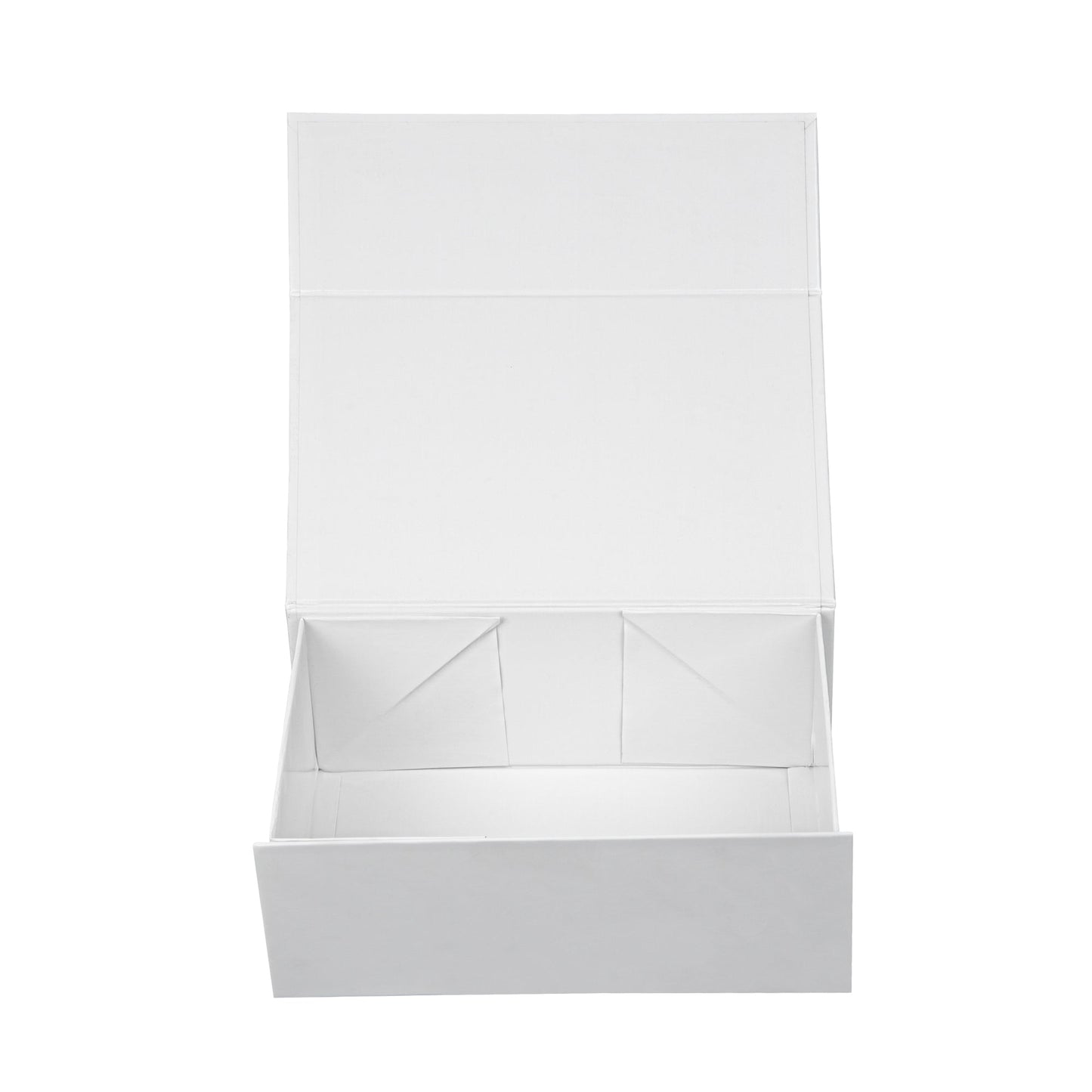 Cater Tek Rectangle White Paper Medium Tic Tac Box - Magnetic - 9" x 6" x 3 1/2" - 10 count box