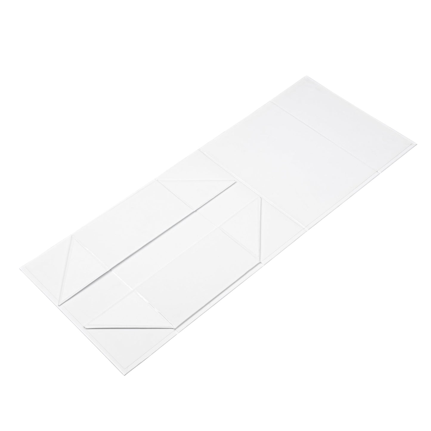 Cater Tek Rectangle White Paper Medium Tic Tac Box - Magnetic - 9" x 6" x 3 1/2" - 10 count box