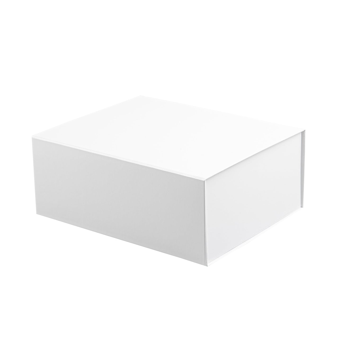 Cater Tek Rectangle White Paper Extra Large Tic Tac Box - Magnetic - 12" x 10" x 5" - 10 count box