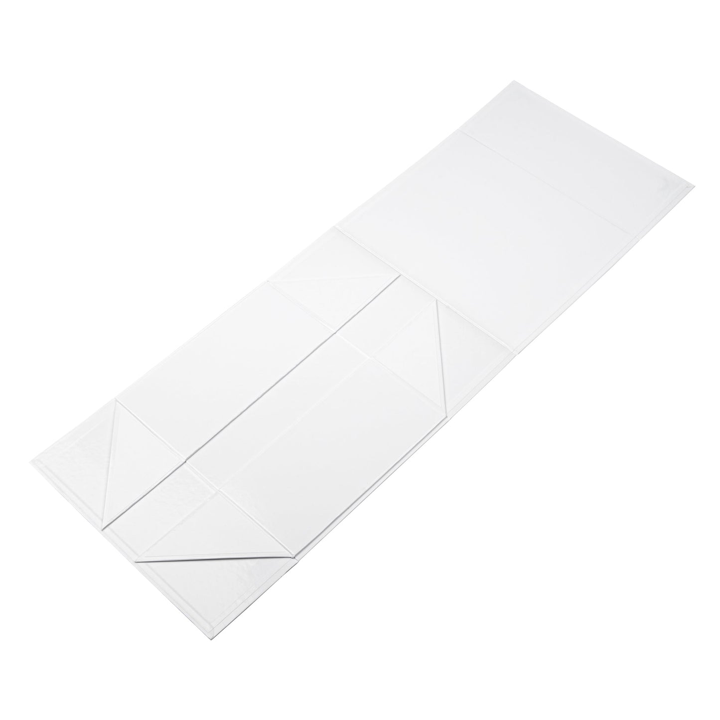 Cater Tek Rectangle White Paper Extra Large Tic Tac Box - Magnetic - 12" x 10" x 5" - 10 count box