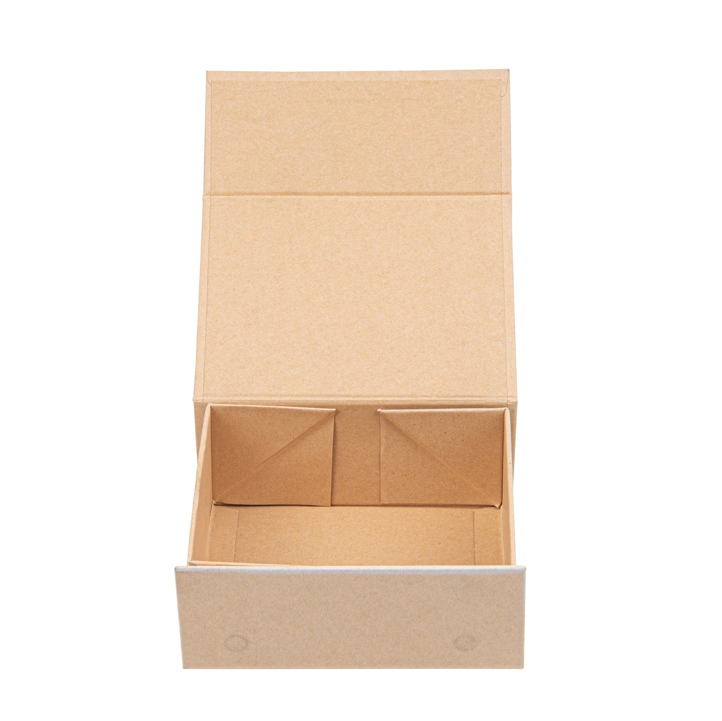 Cater Tek Rectangle Kraft Paper Extra Small Tic Tac Box - Magnetic - 5" x 4" x 2 1/2" - 10 count box