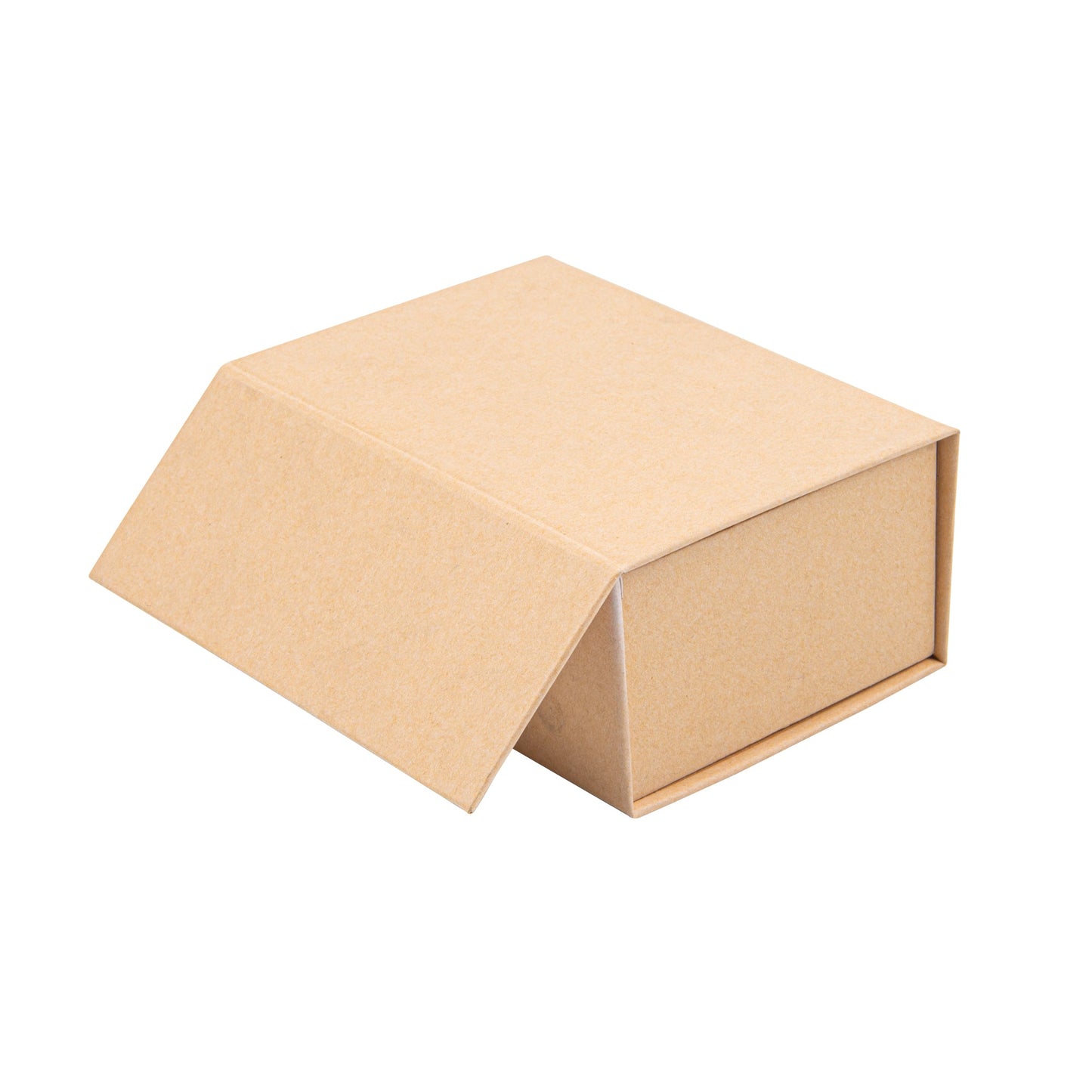 Cater Tek Rectangle Kraft Paper Extra Small Tic Tac Box - Magnetic - 5" x 4" x 2 1/2" - 10 count box