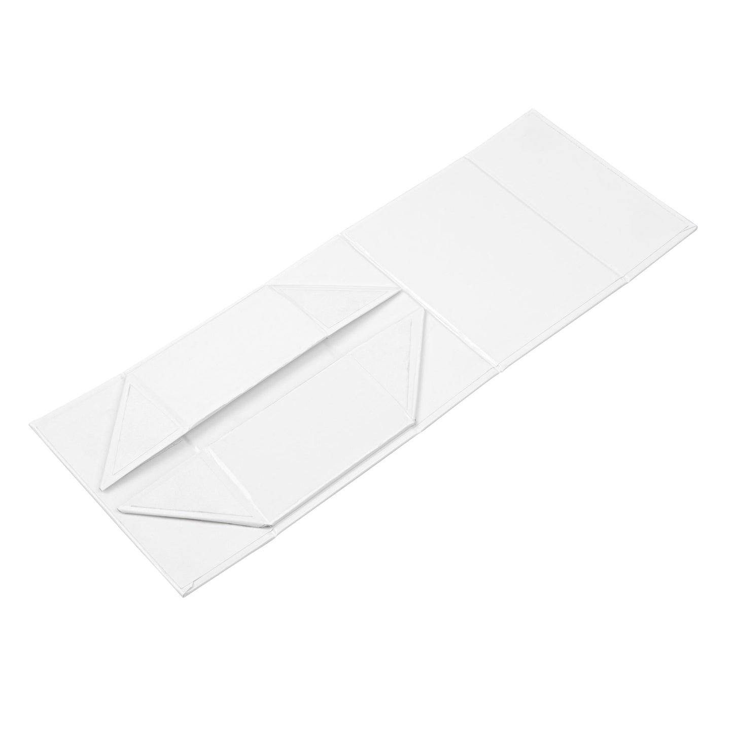 Cater Tek Rectangle White Paper Extra Small Tic Tac Box - Magnetic - 5" x 4" x 2 1/2" - 10 count box