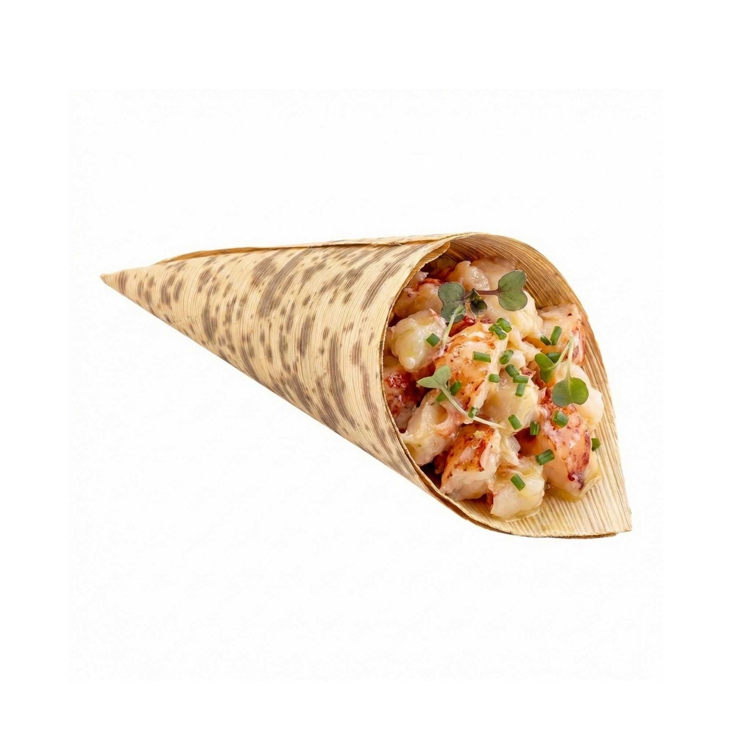 Bambuddha 3 oz Natural Bamboo Medium Cone - 5" x 2" x 2" - 200 count box