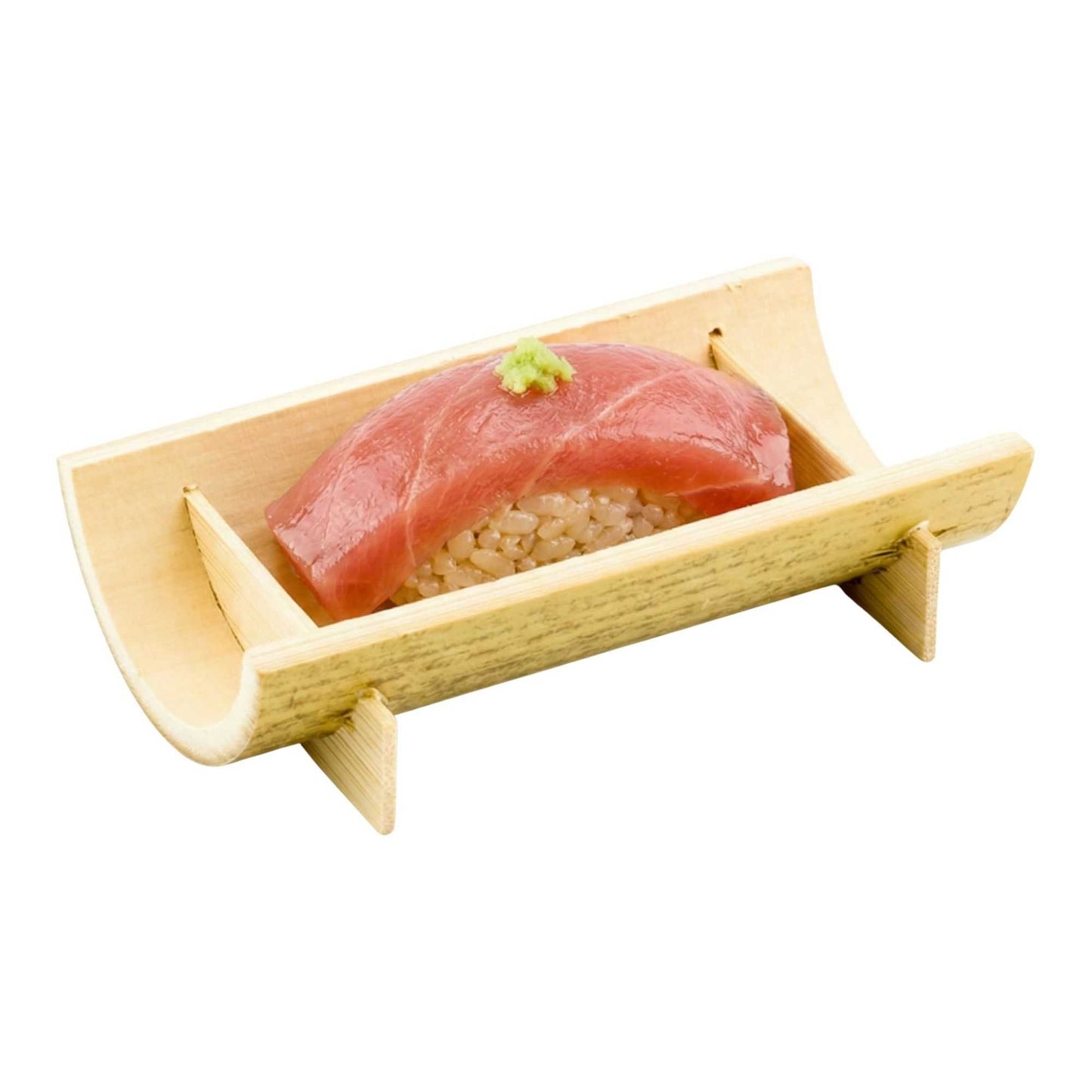 Bambuddha Rectangle Natural Bamboo Small Canoe - 4" x 2" x 1" - 100 count box