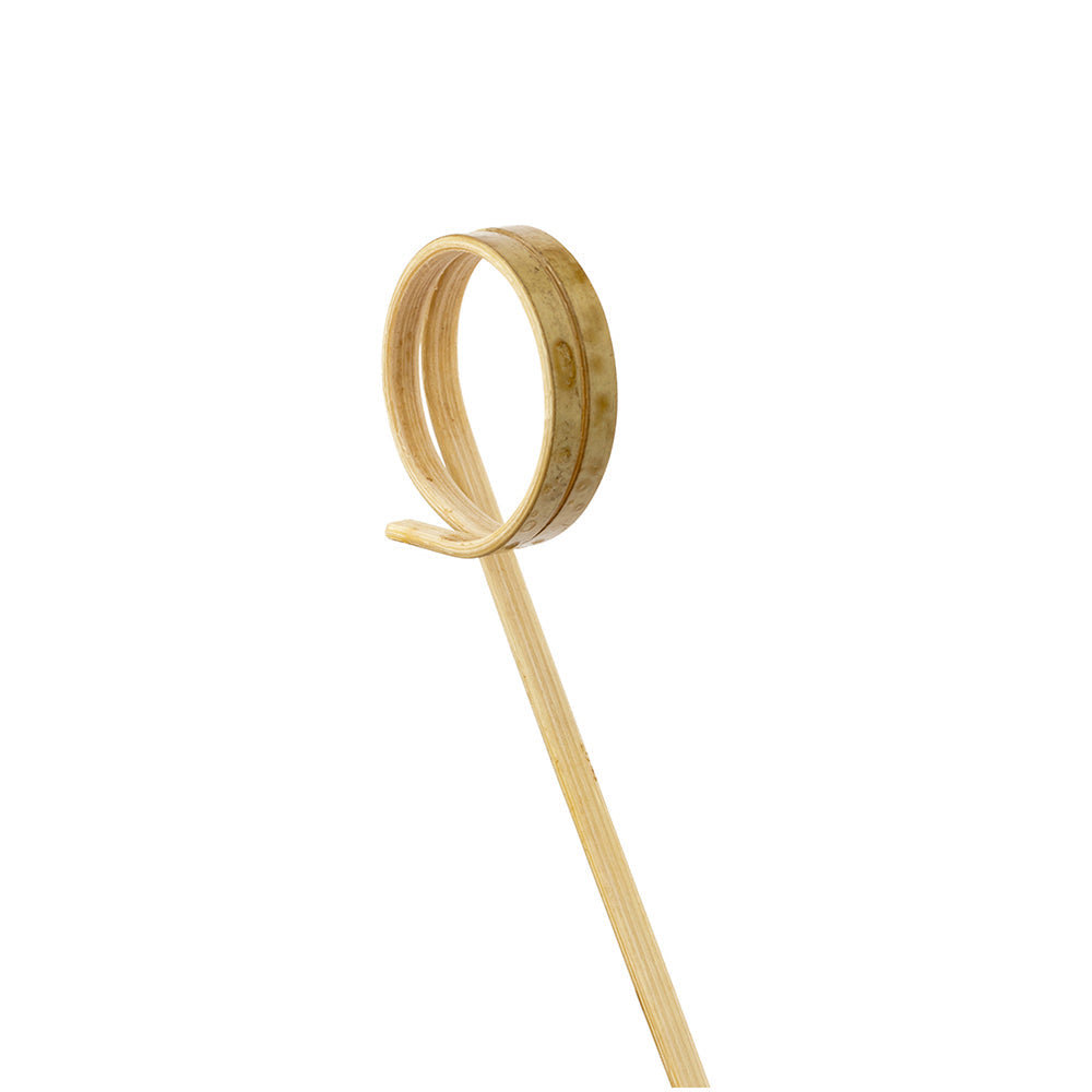 Pixy Natural Bamboo Loop Pick - 3 1/2" x 3/4" - 1000 count box