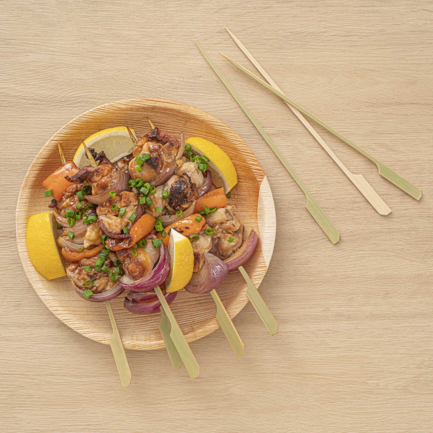 Pixy Natural Bamboo Paddle Skewer - 8" - 1000 count box