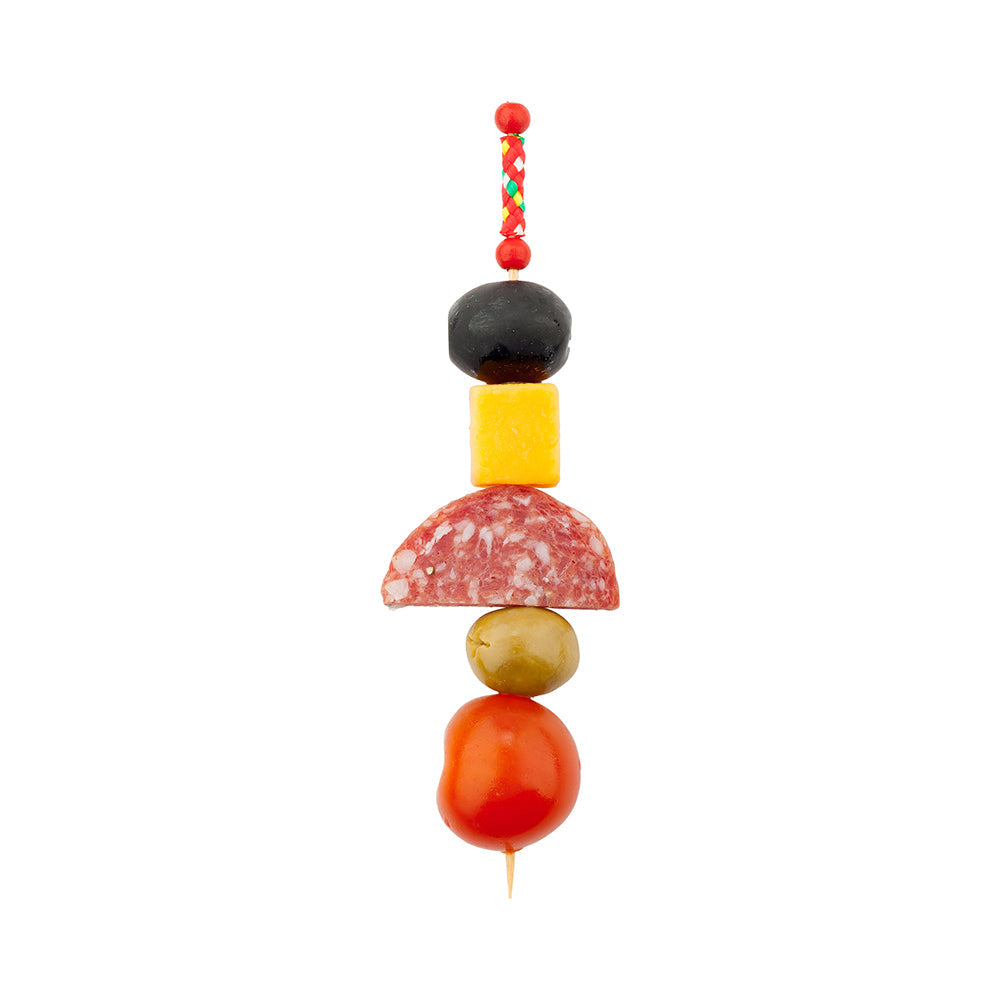 Pixy Red Bamboo Braided Skewer - 6" - 1000 count box