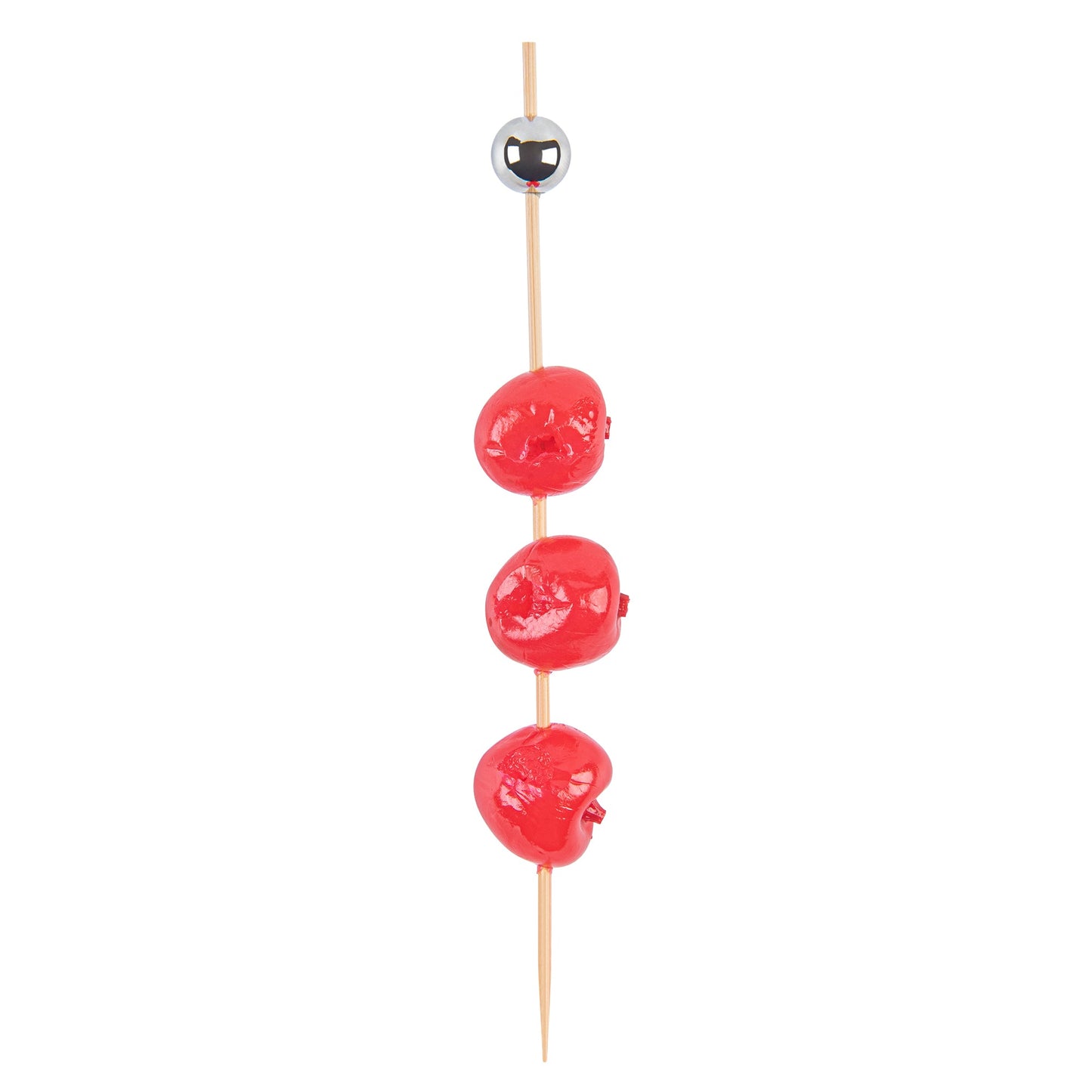 Pixy Silver Bamboo Sphere Skewer - 6" - 1000 count box