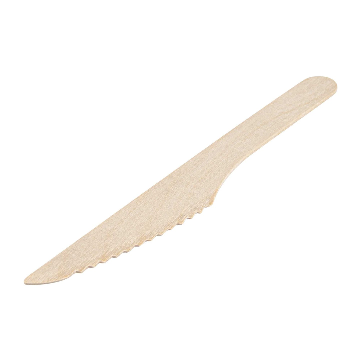 Taipei Natural Wood Knife - 6 1/2" x 3/4" - 500 count box