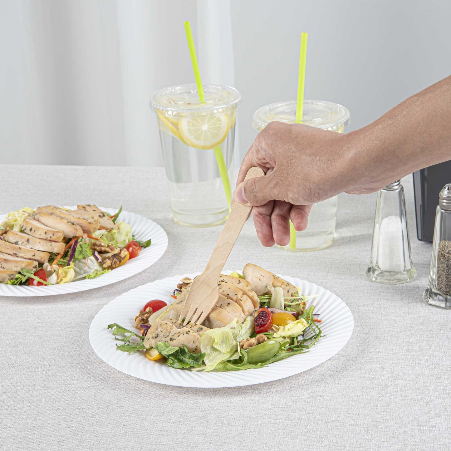 Taipei Natural Wood Fork - 6 1/2" x 1 1/4" x 1/2" - 500 count box