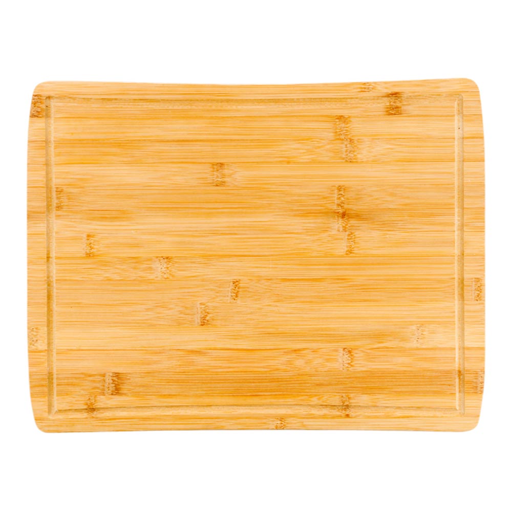 Bambuddha Rectangle Natural Bamboo Serving Board - 17 1/2" x 13 3/4" - 1 count box
