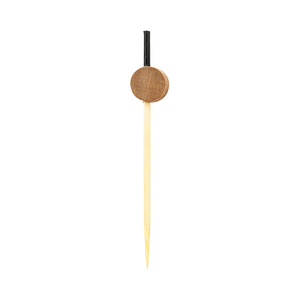 Pixy Munchkin Brown Bamboo Dojo Pick - 2 1/2" - 1000 count box
