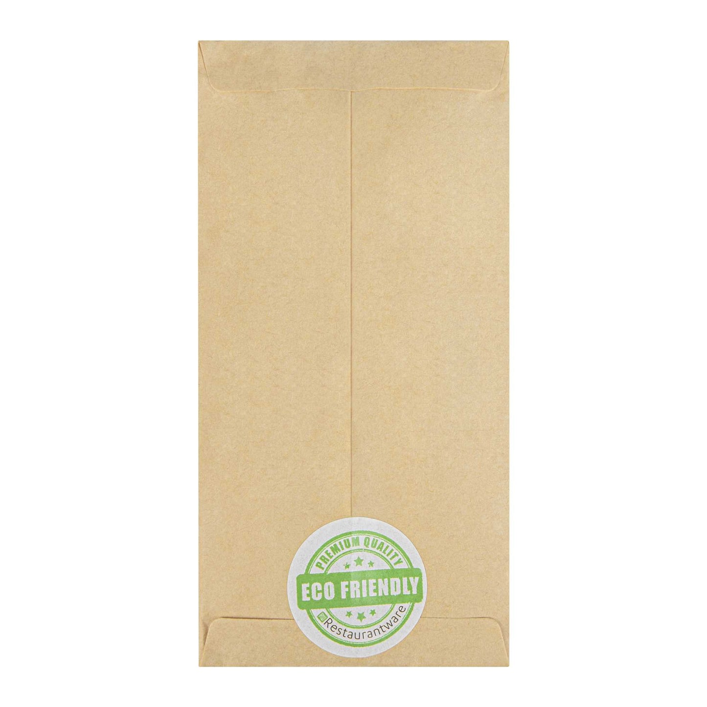 Eco Luxe Natural Wood Cutlery Set - with Napkin and Paper Pouch - 7" x 3 1/2" - 100 count box