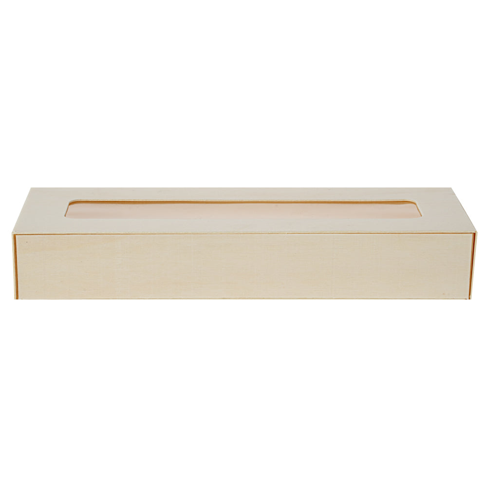 Taipei 9 oz Rectangle Poplar Container - with Window Flap Lid - 100 count box