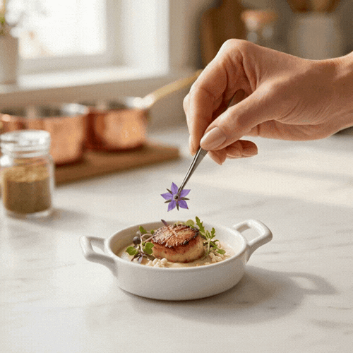Chef 101 Round White Porcelain Mini Handled Plate - 4" x 2 3/4" x 1" - 10 count box