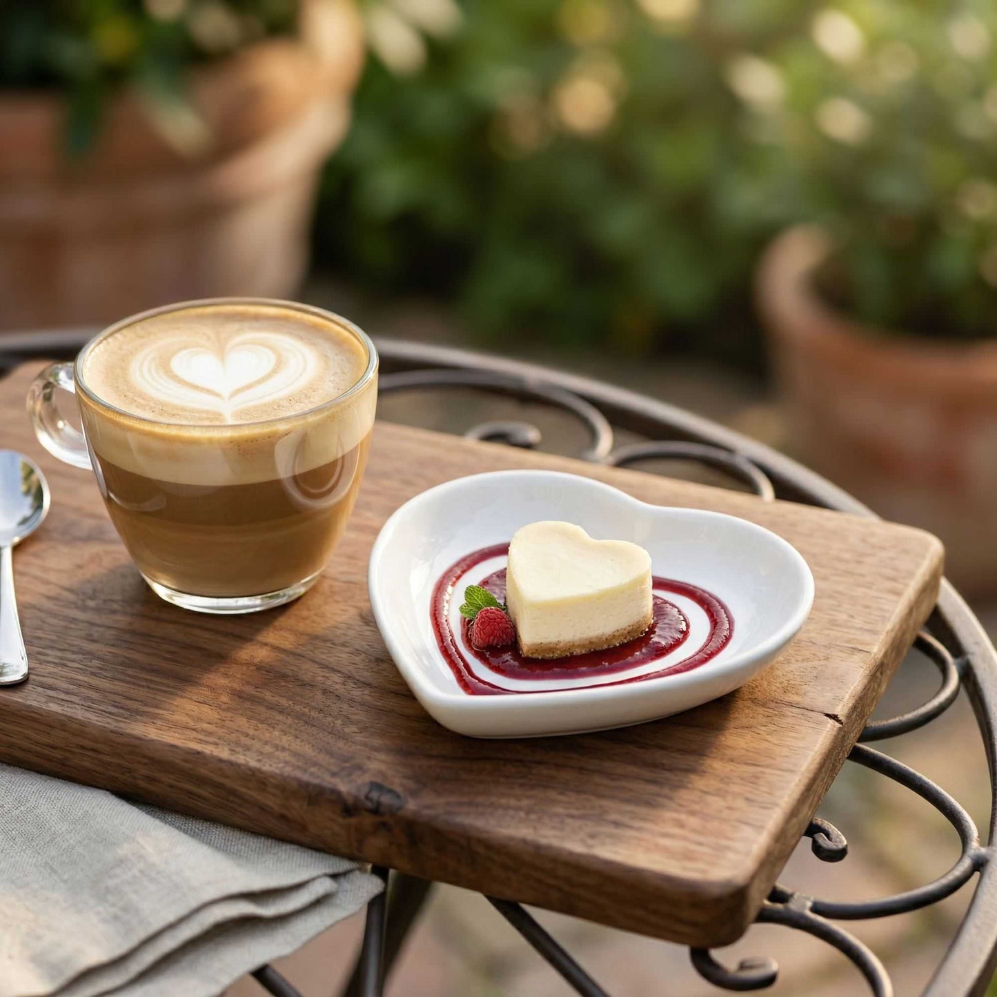 Chef 101 Heart White Porcelain Mini Heart Plate - 3 1/4" x 3" x 3/4" - 10 count box