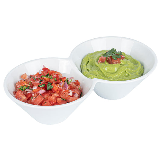 Chef 101 12 oz Round White Porcelain Bowl Set - 9" x 5" x 2 1/4" - 1 count box
