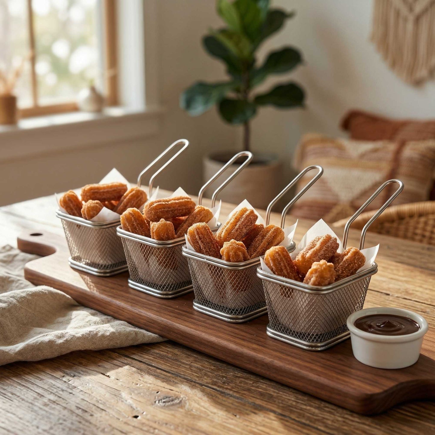 Met Lux Square Silver Stainless Steel Mini Fryer Basket - 4" x 3 1/4" x 2 1/4" - 1 count box