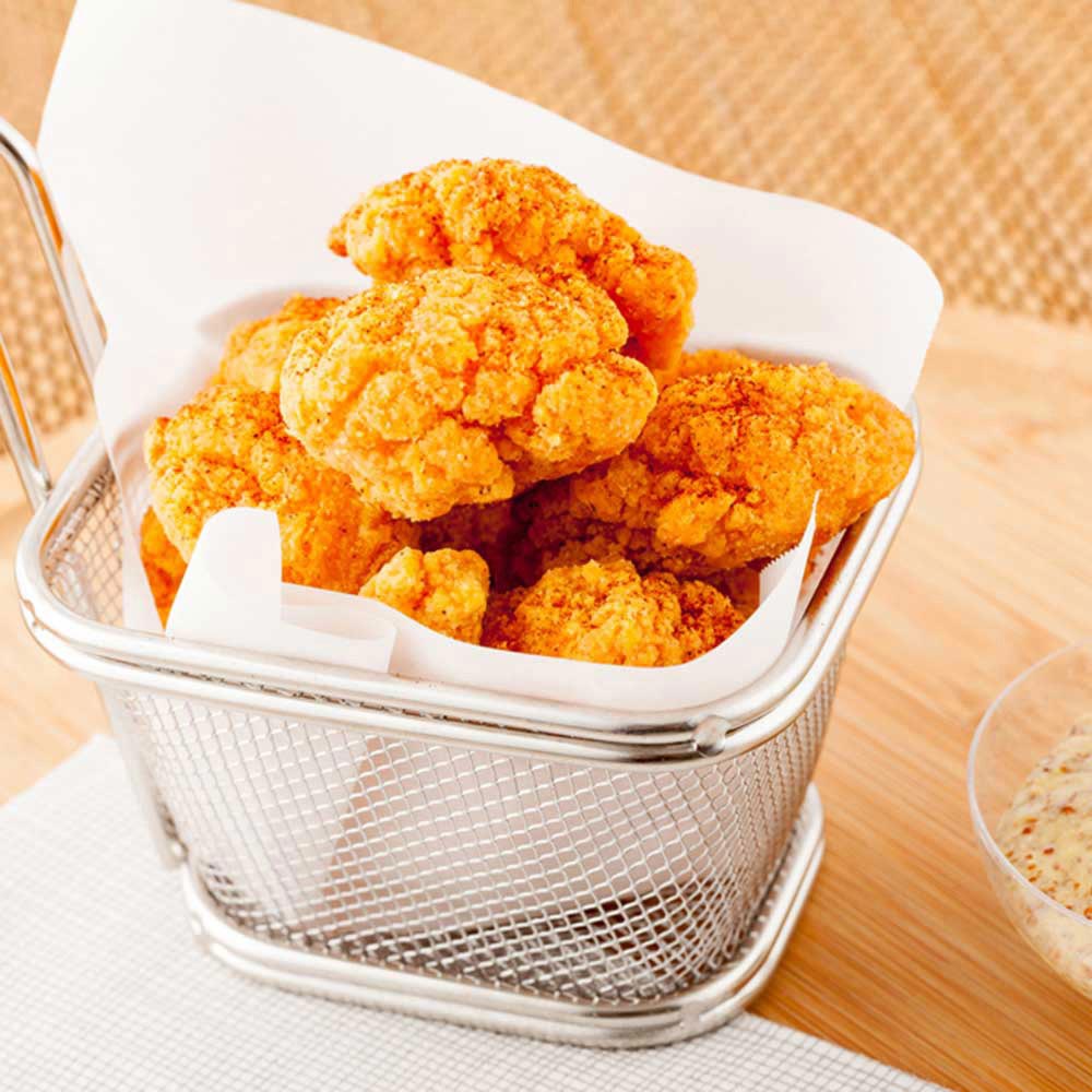 Met Lux Square Silver Stainless Steel Small Fryer Basket - 5" x 4" x 3 1/4" - 1 count box