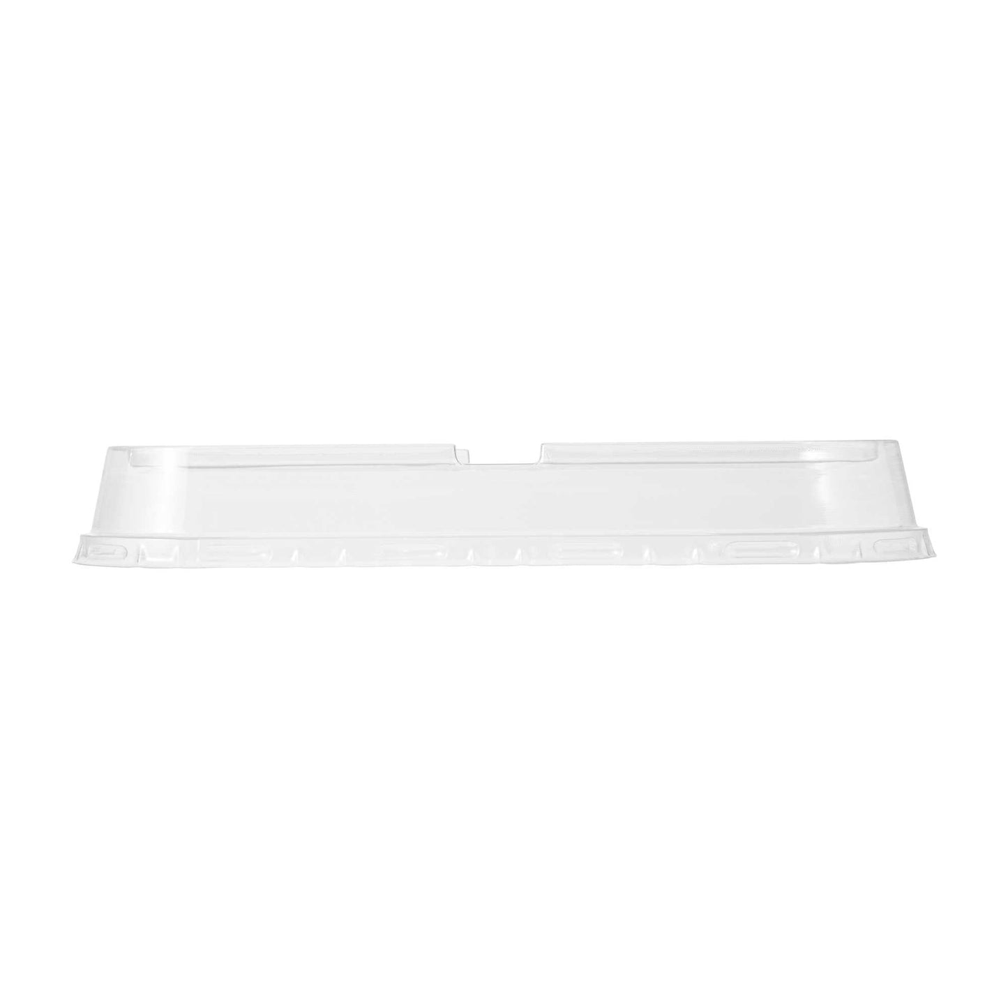 7 oz Rectangle Gold Aluminum Baking Loaf Pan - with Plastic Dome Lid - 6 1/2" x 2 1/2" x 1 1/4" - 100 count box