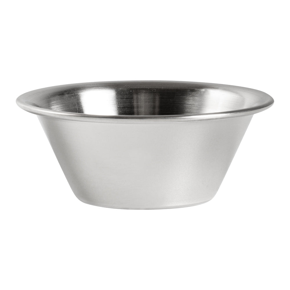 Met Lux 2 oz Stainless Steel Condiment Cup - 2 3/4" x 2 3/4" x 1" - 10 count box