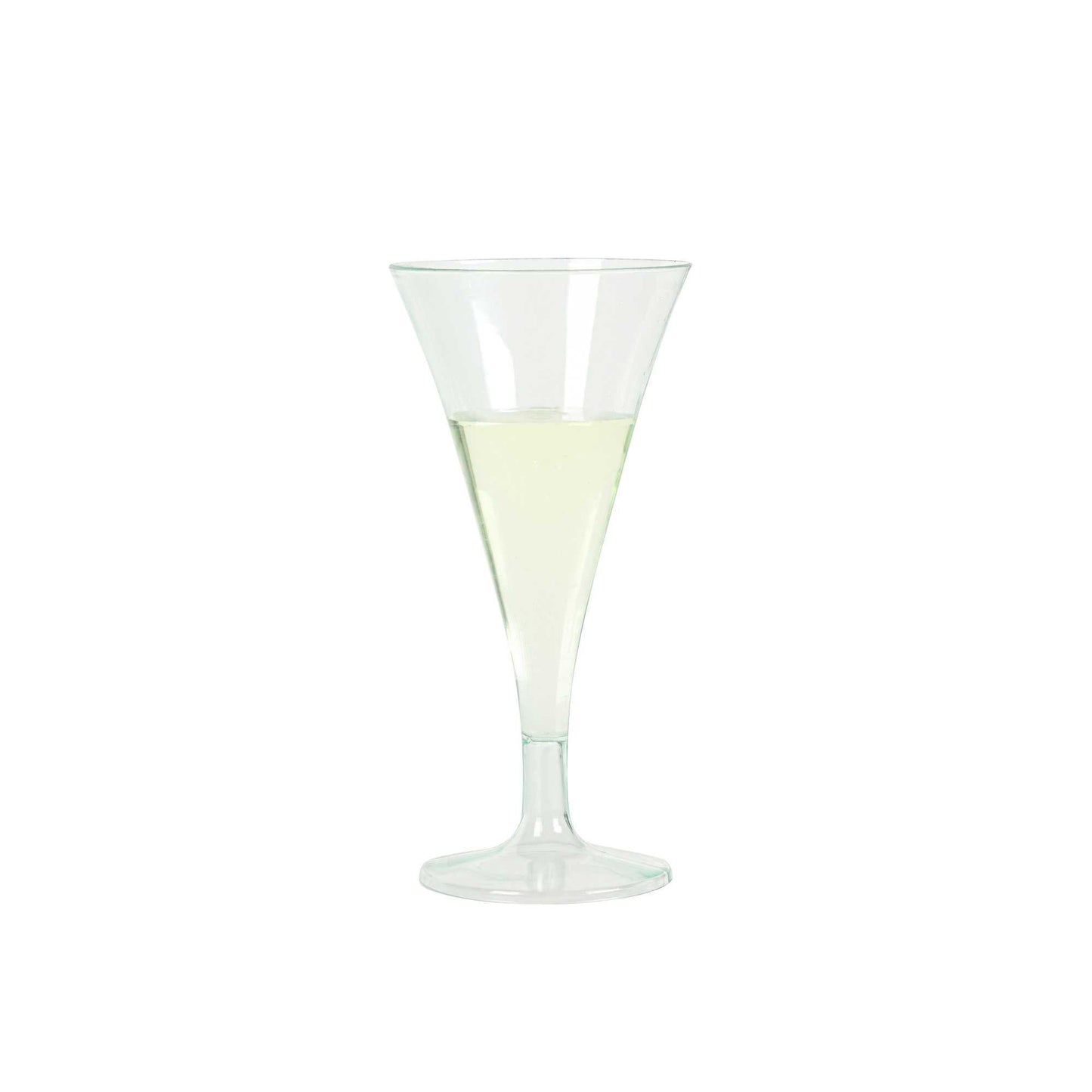 Bev Tek 3 oz Round Seagreen Plastic Aperitif Glass - 2 1/2" x 2 1/2" x 5" - 100 count box
