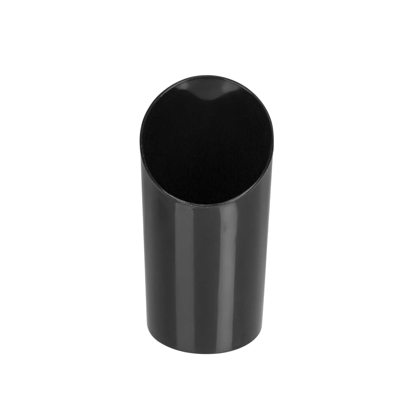 Mini Serve 3 oz Round Incline Shot Glass - Black, Plastic - 2" x 2" x 3 1/4" - 100 count box