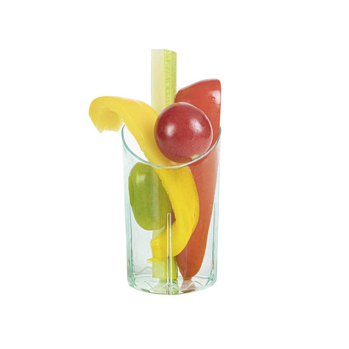 Mini Serve 3 oz Seagreen Plastic Triangolo Shot Glass - 1 3/4" x 1 3/4" x 3" - 100 count box