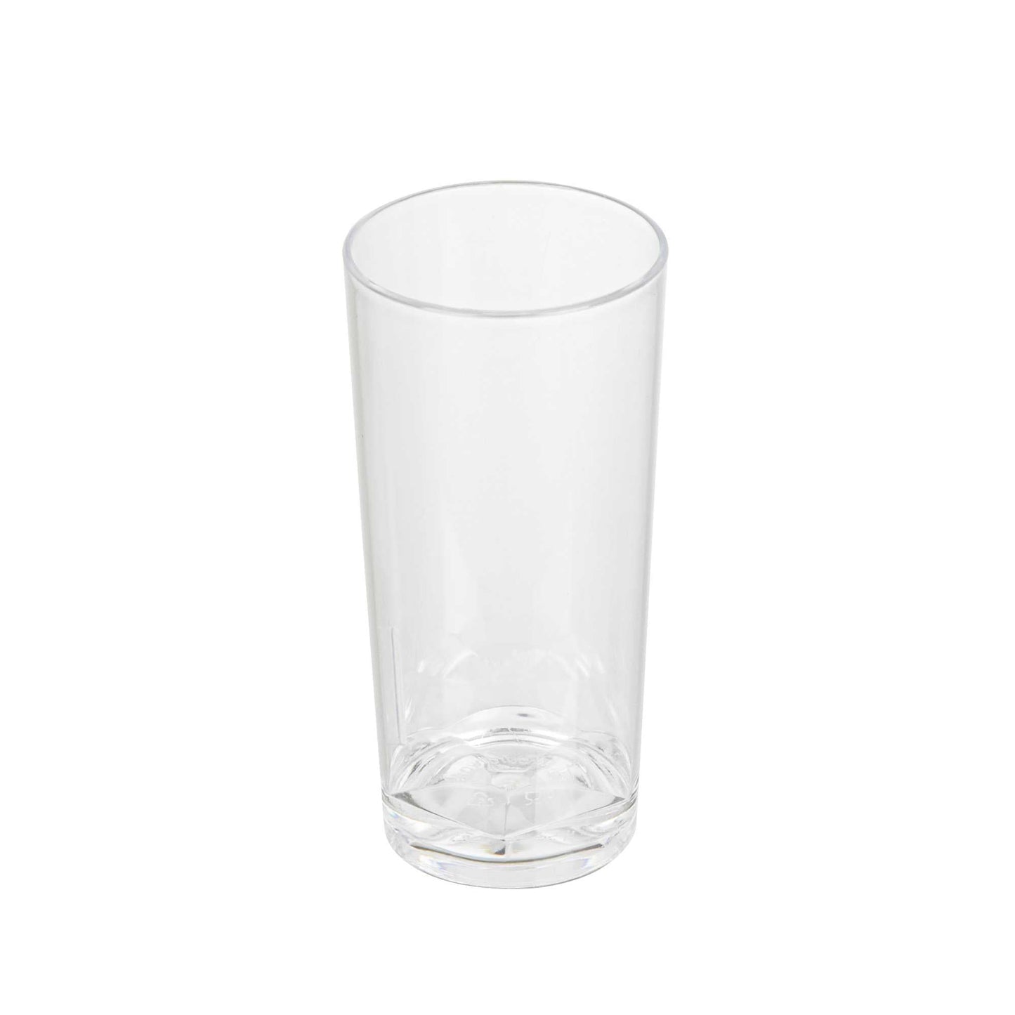 Mini Serve 2 oz Round Clear Plastic Cannello Shot Glass - 1 1/2" x 1 1/2" x 3" - 100 count box