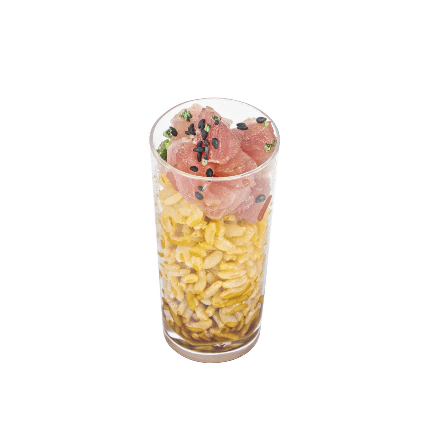 Mini Serve 2 oz Round Clear Plastic Cannello Shot Glass - 1 1/2" x 1 1/2" x 3" - 100 count box