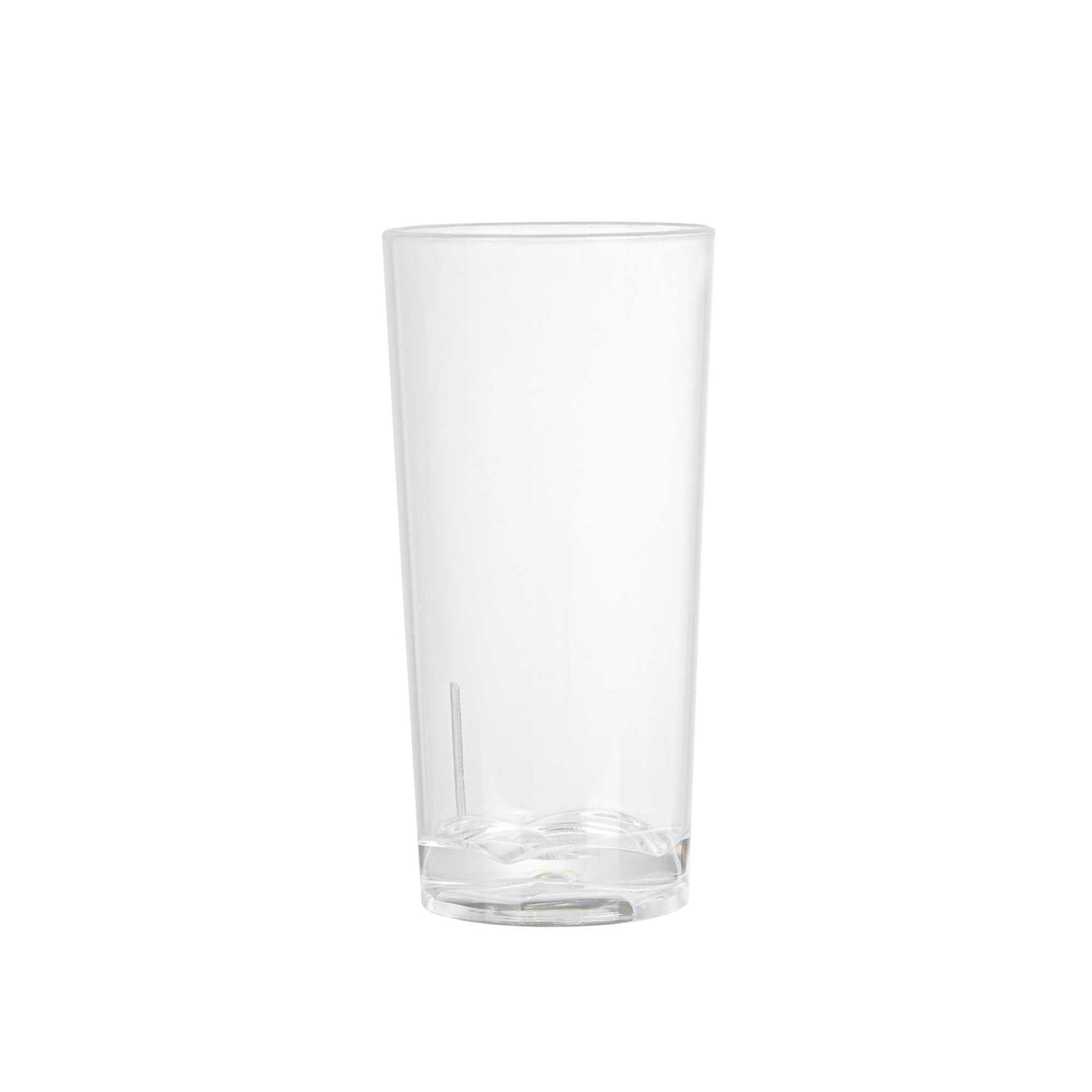 Mini Serve 2 oz Round Clear Plastic Cannello Shot Glass - 1 1/2" x 1 1/2" x 3" - 100 count box