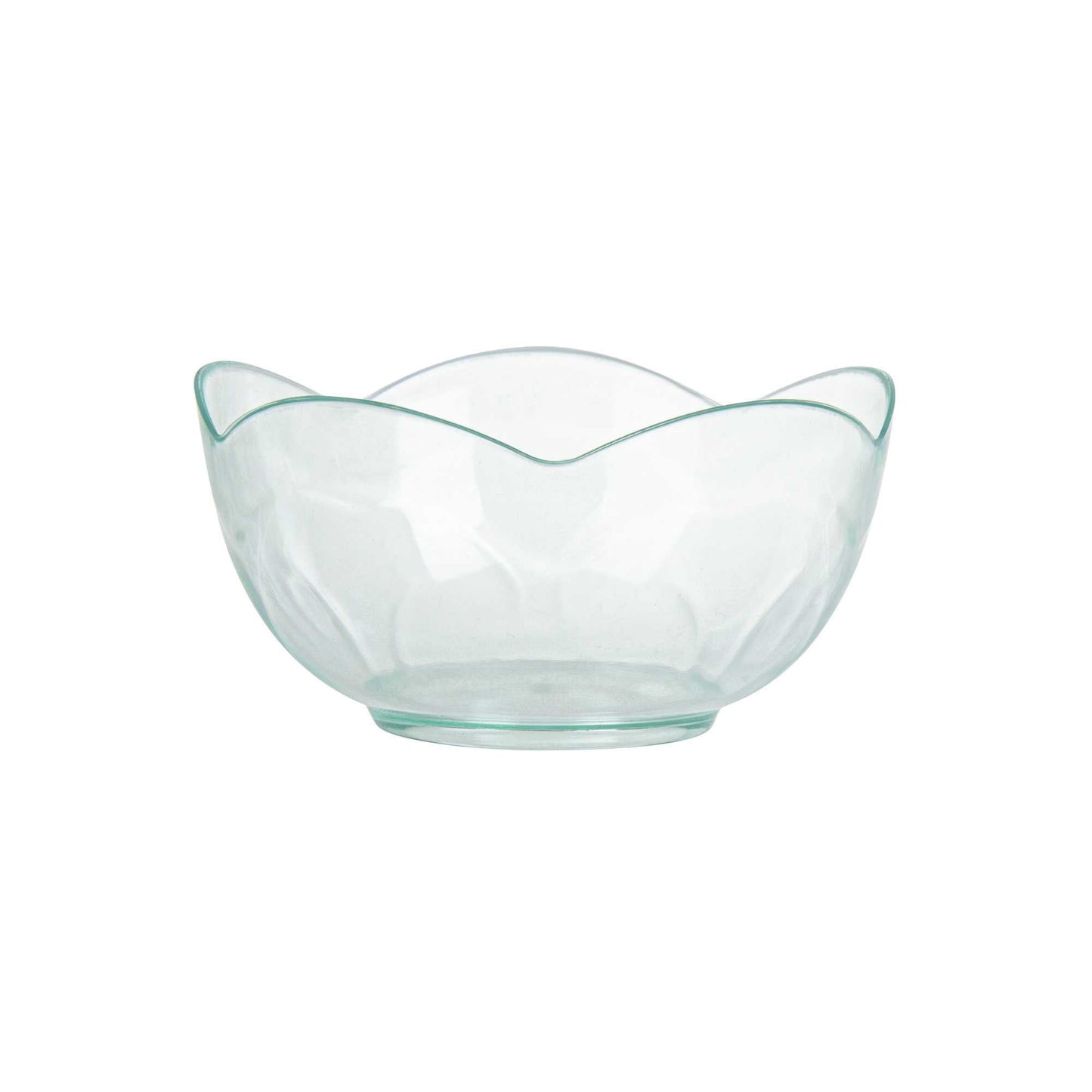 Mini Serve 2 oz Round Seagreen Plastic Le Fleur Cup - 2 1/4" x 1 1/2" x 1 1/4" - 100 count box