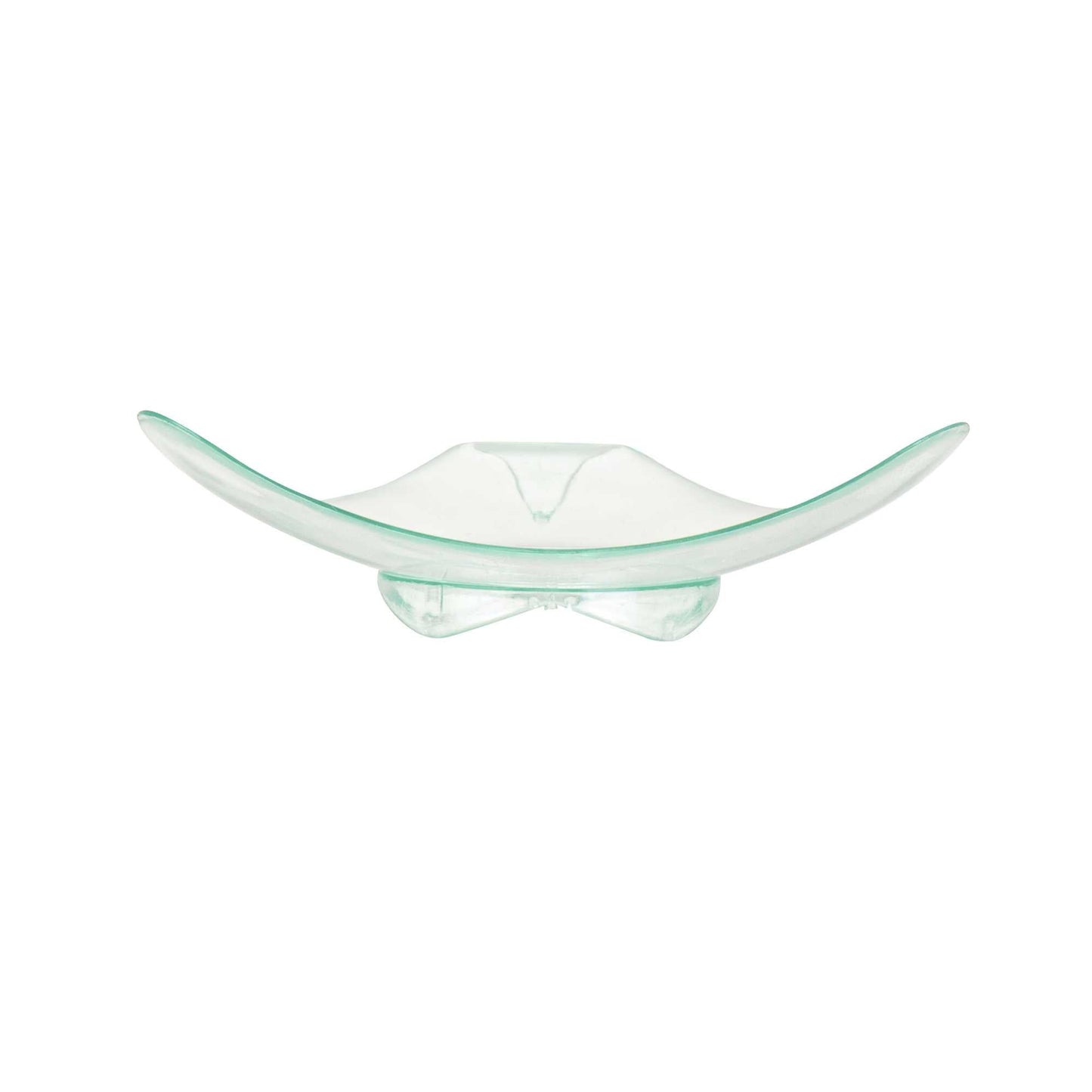 Mini Serve Triangle Seagreen Plastic Shooting Star Appetizer Plate - 3" x 3" - 100 count box