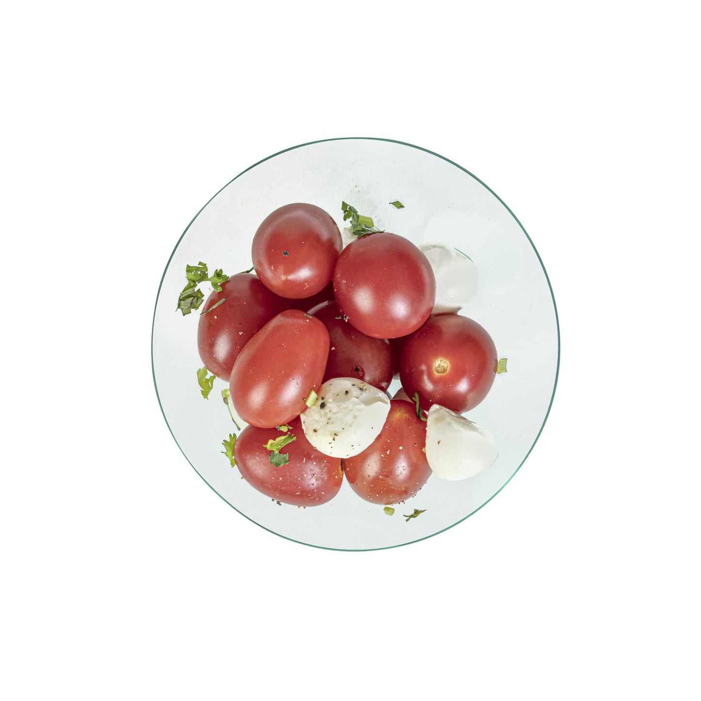 Mini Serve 7 oz Round Seagreen Plastic Incline Bowl - 4 1/4" x 4 1/4" x 2 3/4" - 100 count box
