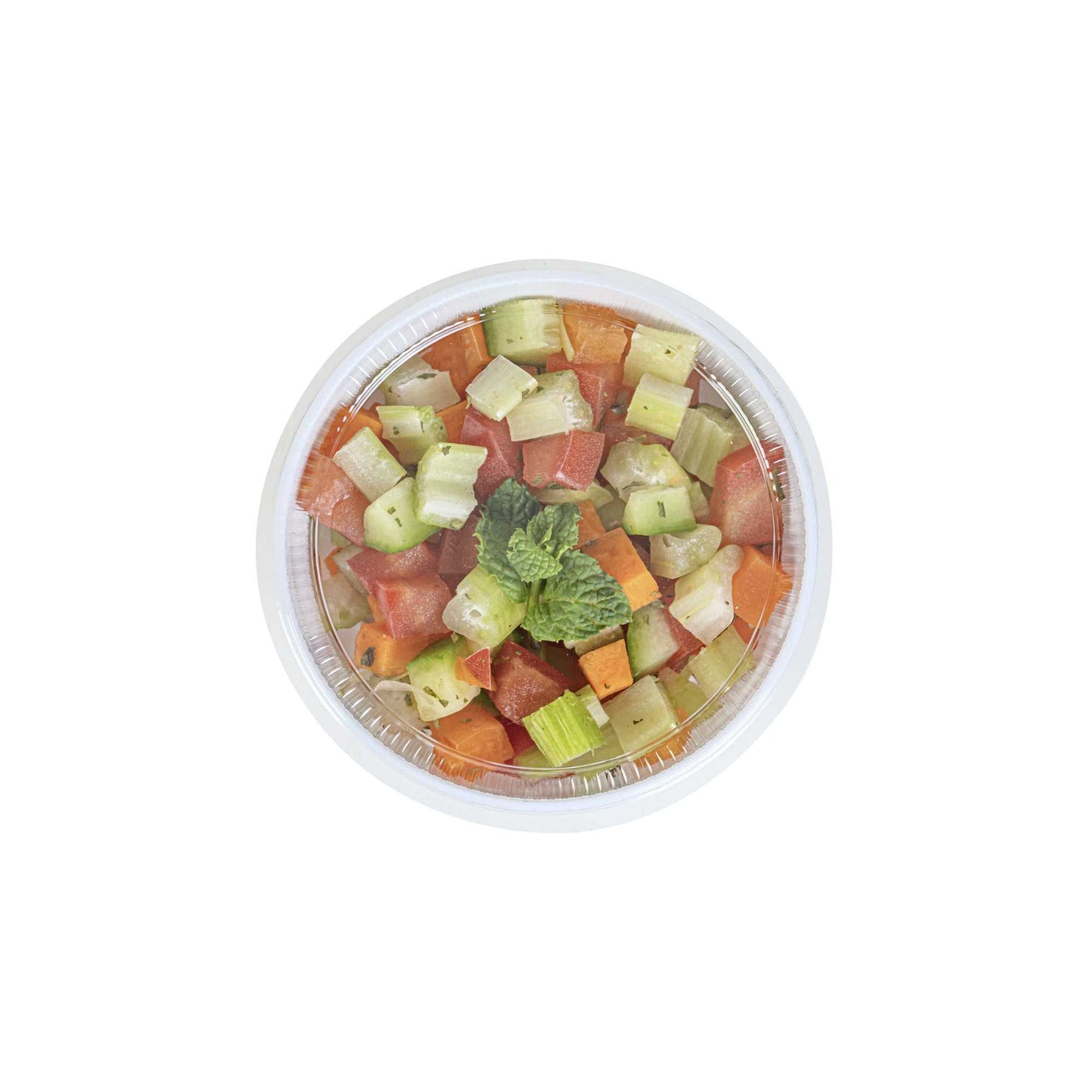 Mini Serve Round Clear Plastic Lid - Fits Bodega / Parfait / Cylindro Cup - 100 count box