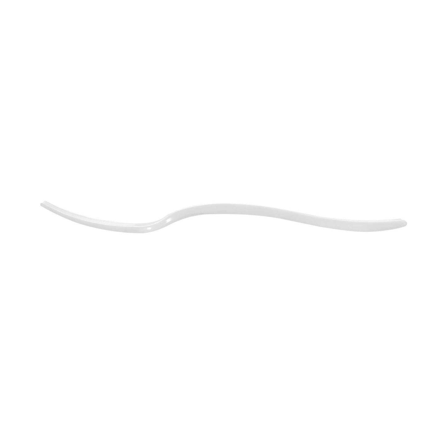 Mini Serve White Plastic Mini Fork - 4" - 500 count box