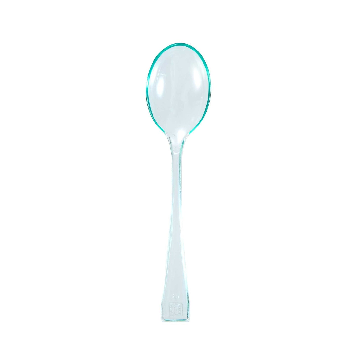 Mini Serve Seagreen Plastic Mini Spoon - 4" - 500 count box