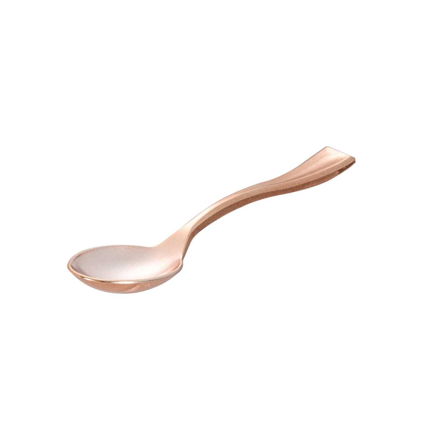 Mini Serve Rose Gold Plastic Mini Spoon - 4" - 500 count box