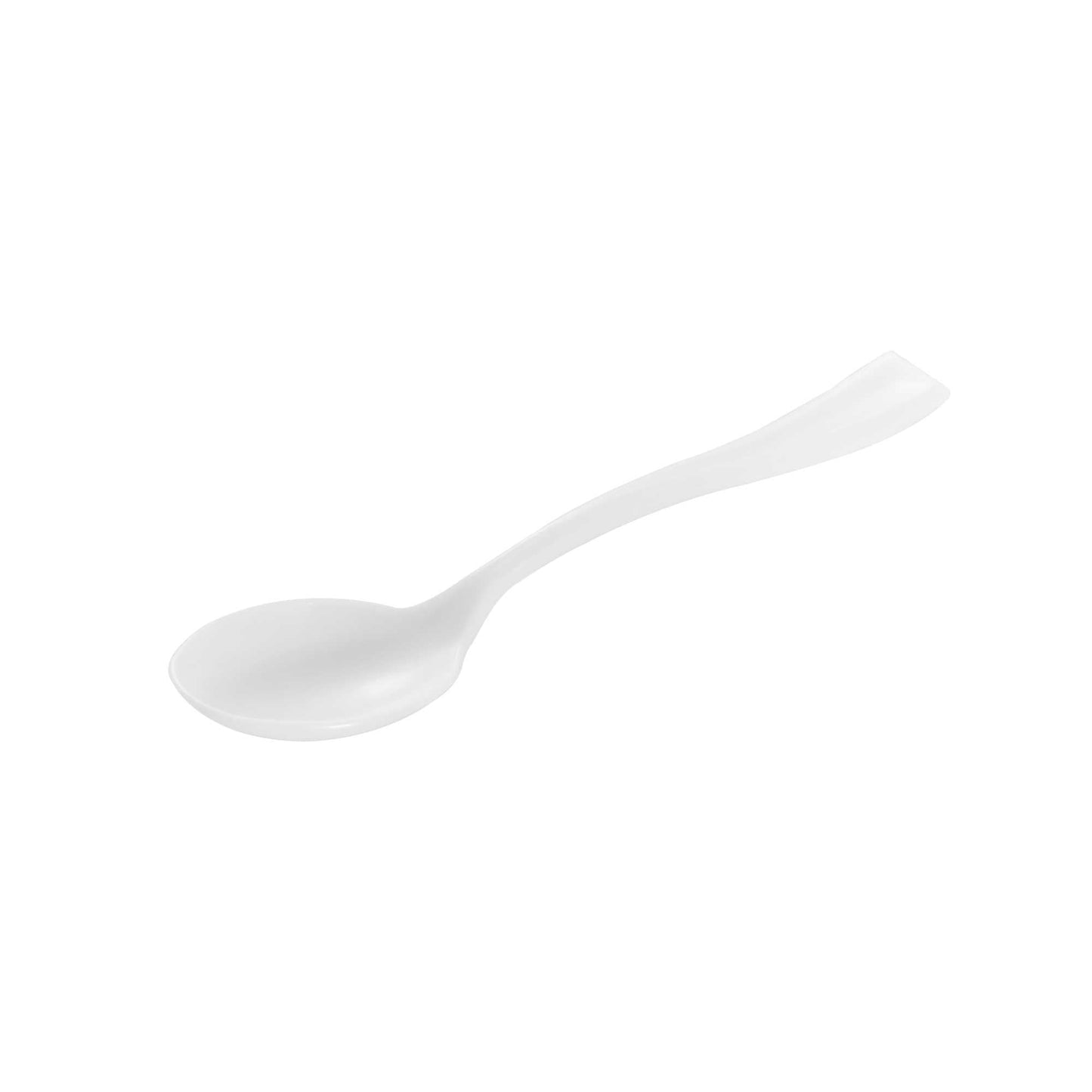 Mini Serve White Plastic Mini Spoon - 4" - 500 count box