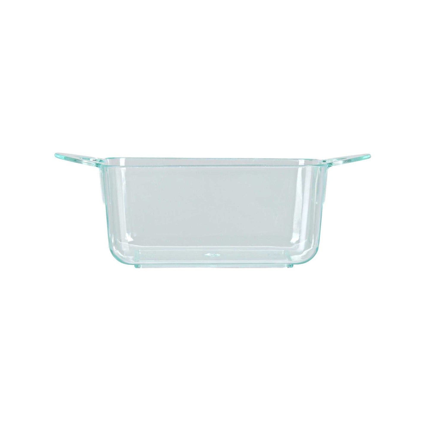 Mini Serve 3 oz Rectangle Seagreen Plastic Cocotte - 3 3/4" x 2" x 1 1/2" - 100 count box