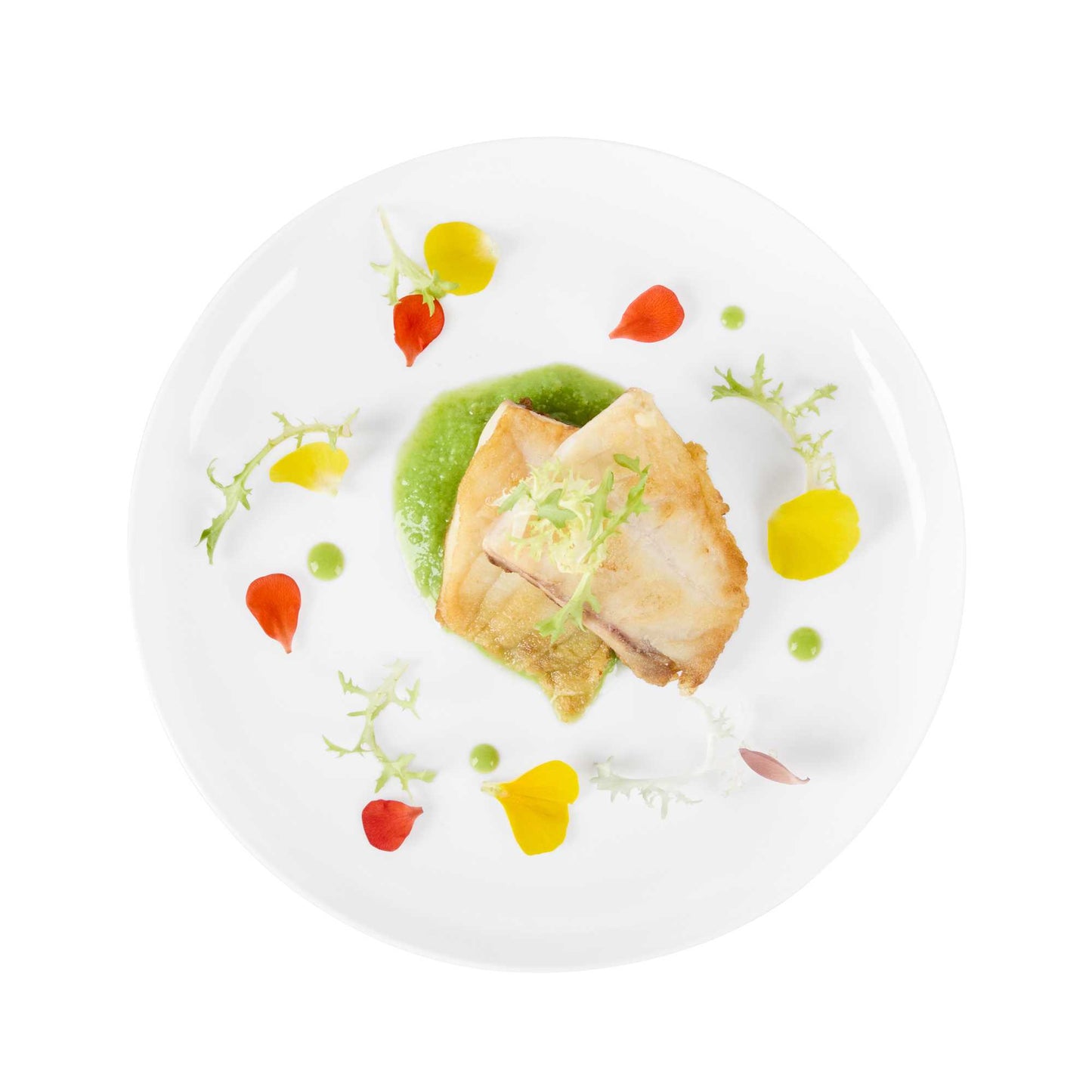 Maxi Serve Round White Plastic Medium Elegant Plate - 7" x 7" - 100 count box