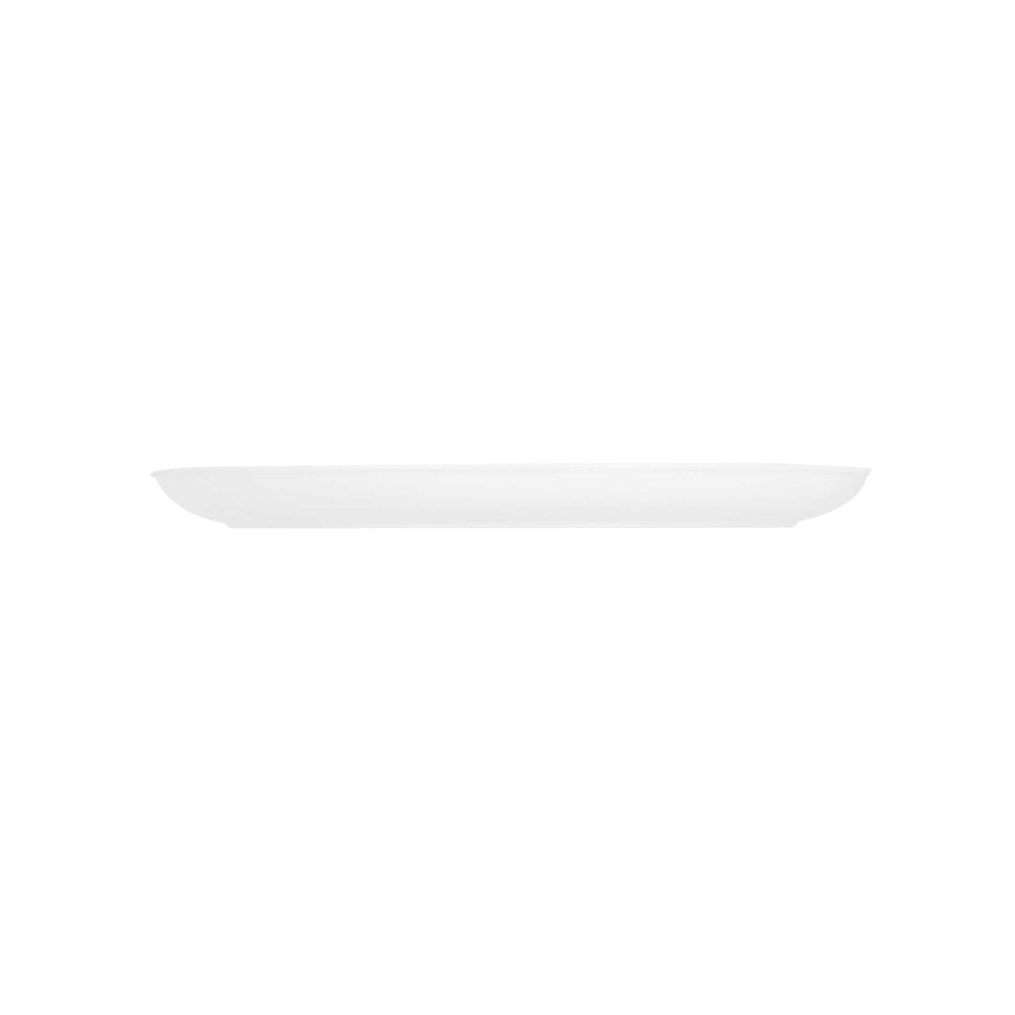 Maxi Serve Round White Plastic Medium Elegant Plate - 7" x 7" - 100 count box