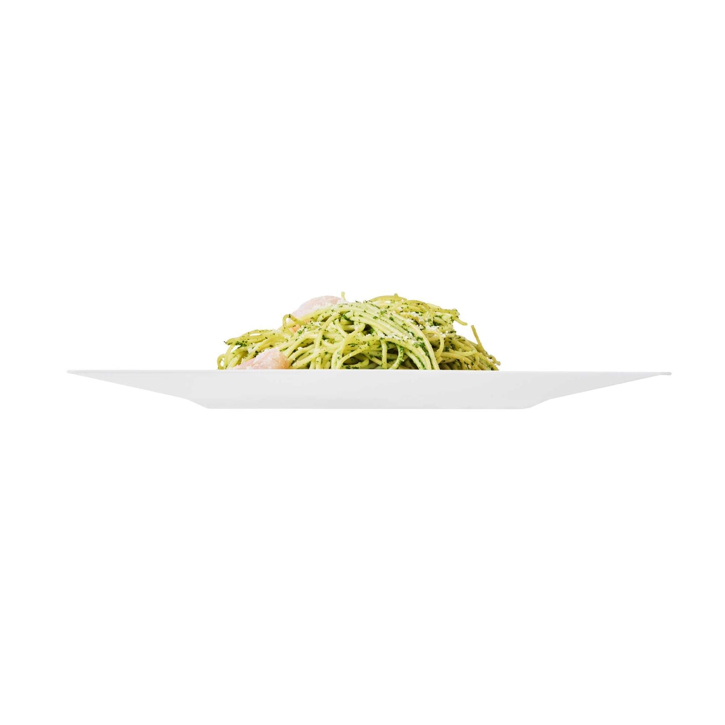 Maxi Serve Square White Plastic Dinner Plate - 10 3/4" x 10 3/4" x 1/2" - 100 count box