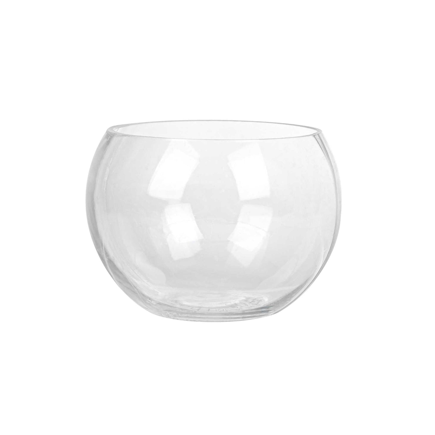 Mini Serve 4 oz Sphere Clear Plastic Cup - 2 3/4" x 2 3/4" x 2 1/4" - 100 count box