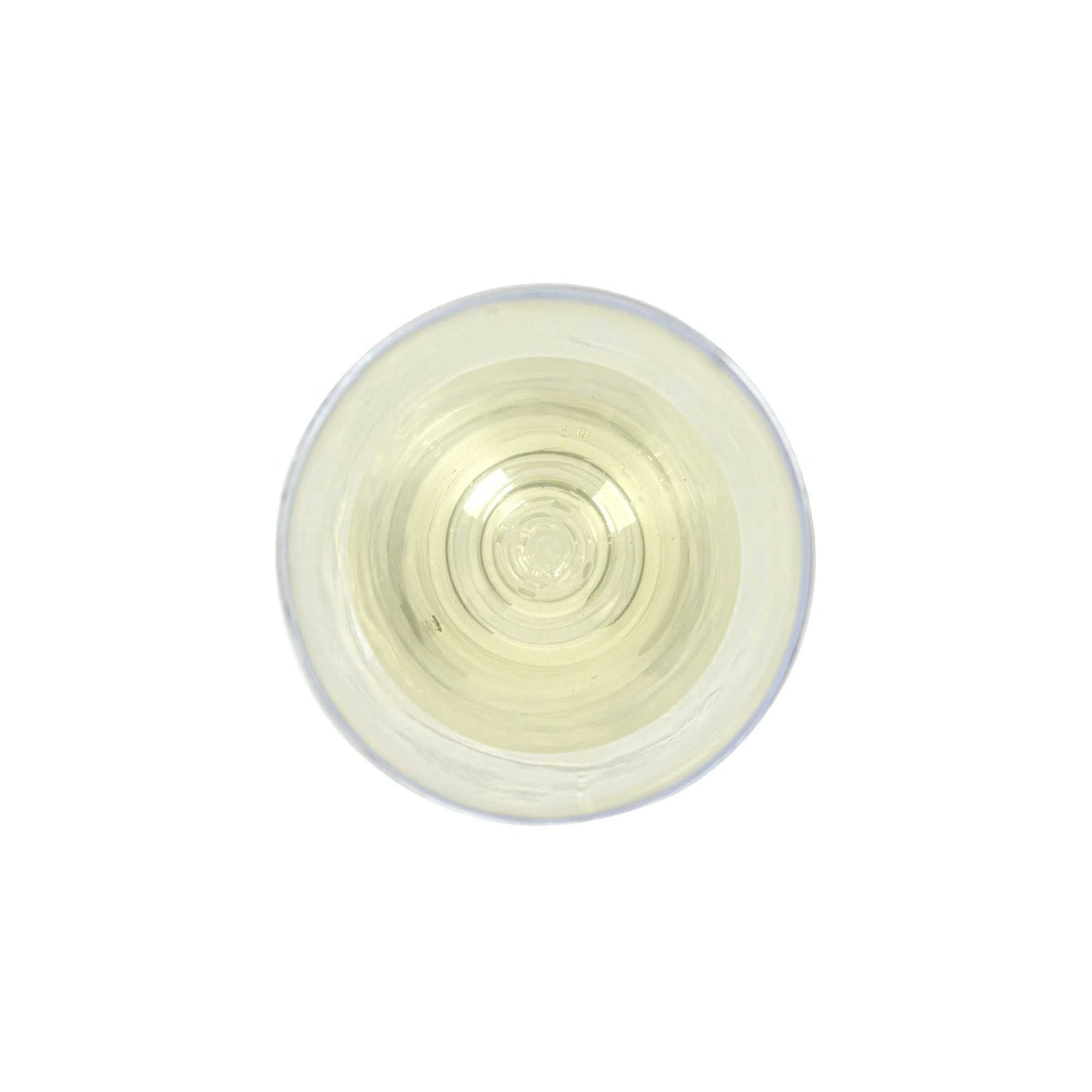 Bev Tek 2 oz Round Clear Plastic Mini Champagne Glass - 2" x 2" x 5" - 100 count box