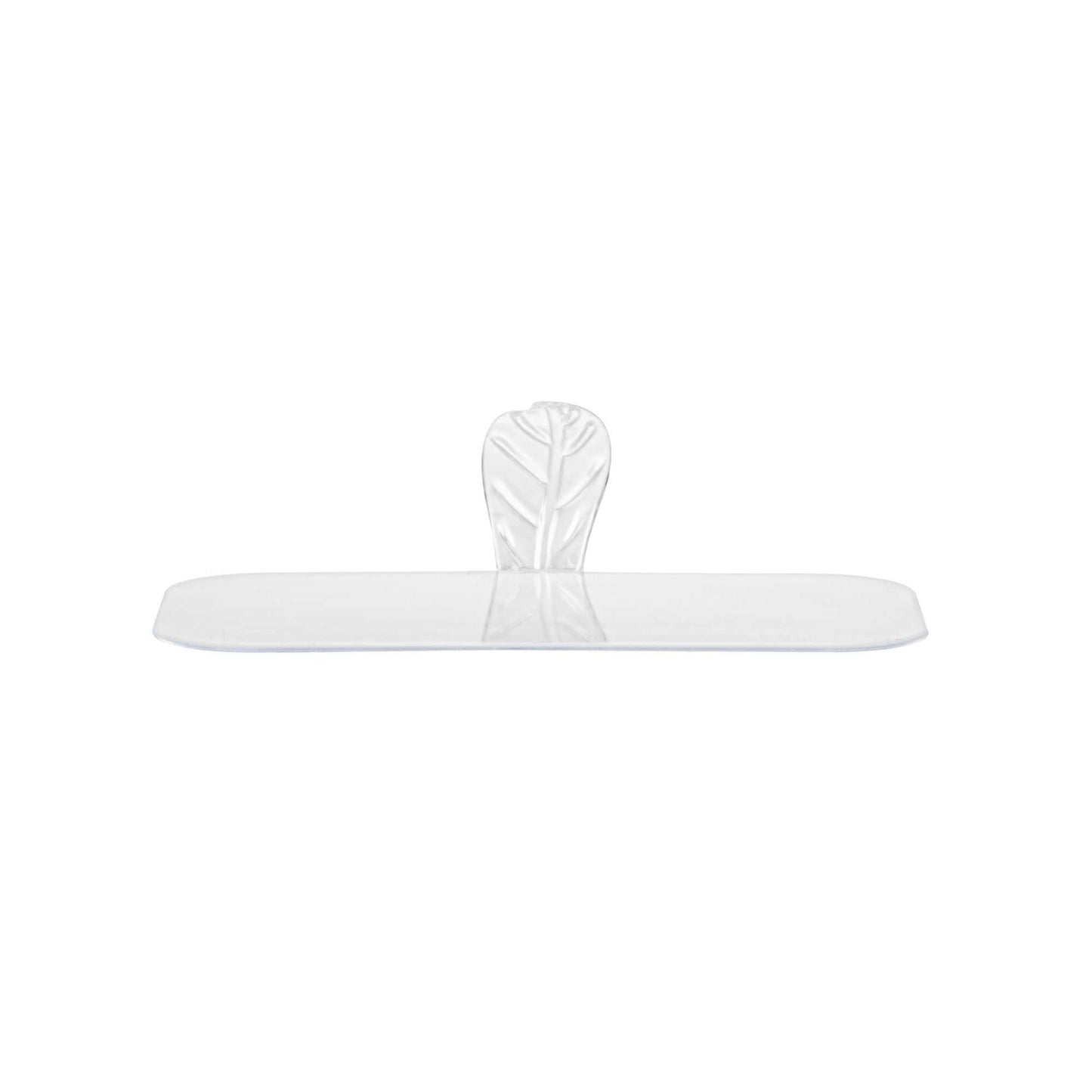 Pastry Tek Rectangle Clear Plastic Pastry Pallet - 4" x 2 1/4" x 1" - 100 count box