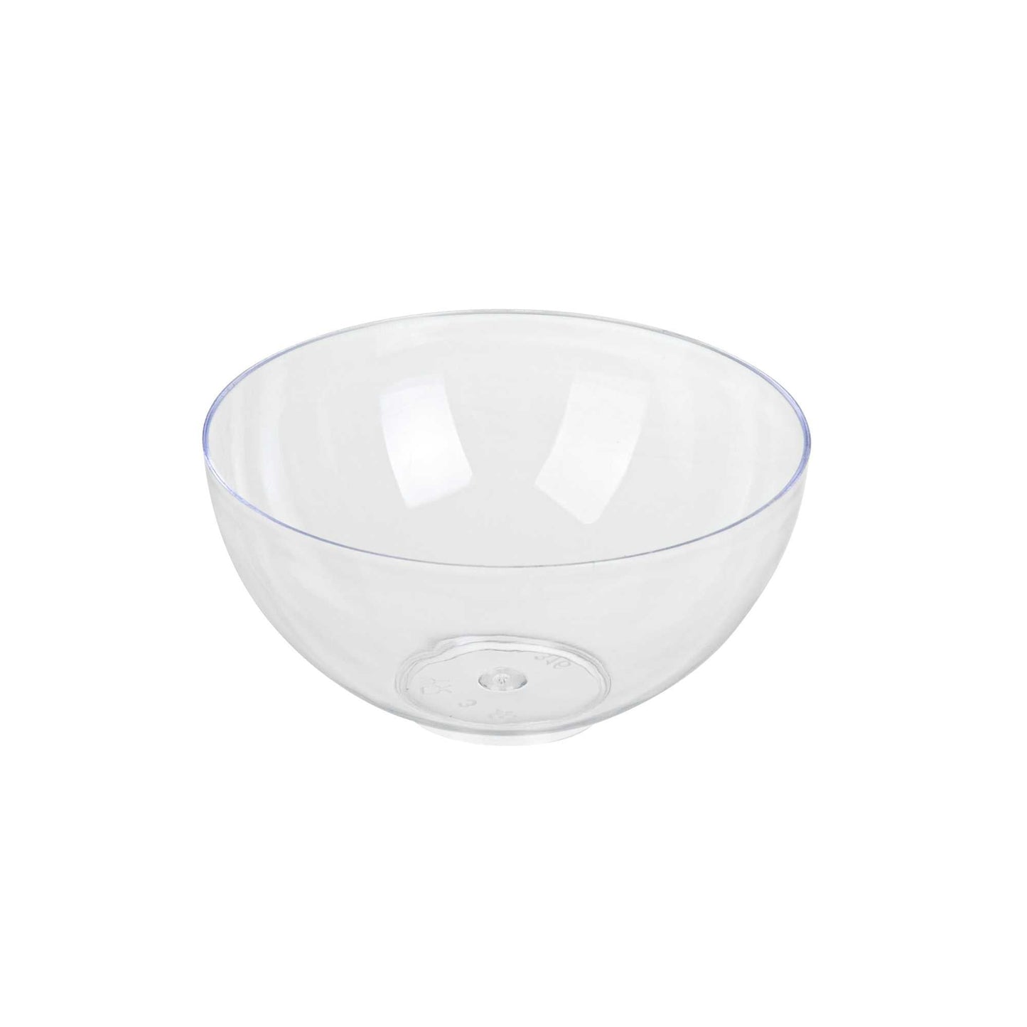 Mini Serve 3 oz Round Clear Plastic Balloon Bowl - 2 1/2" x 2 1/2" x 2 1/2" - 100 count box