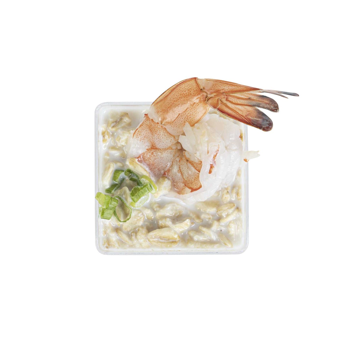 1 oz Square Clear Plastic Short Quadrato Cup - 1 3/4" x 1 3/4" x 1" - 100 count box